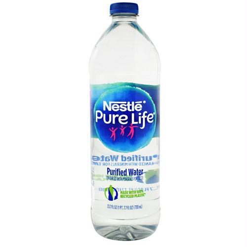 3730025 700 Ml Nestle Pure Life Water - 24 Per Case