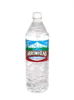 3730016 33 Oz Arrowhead Spring Bottled Water, Case Of 18