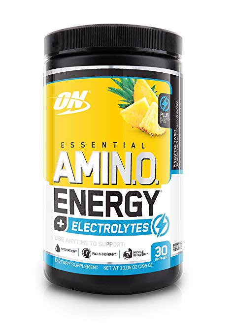 2730628 Amino Energy Plus Electrolytes, Pineapple Twist, 30 Servings