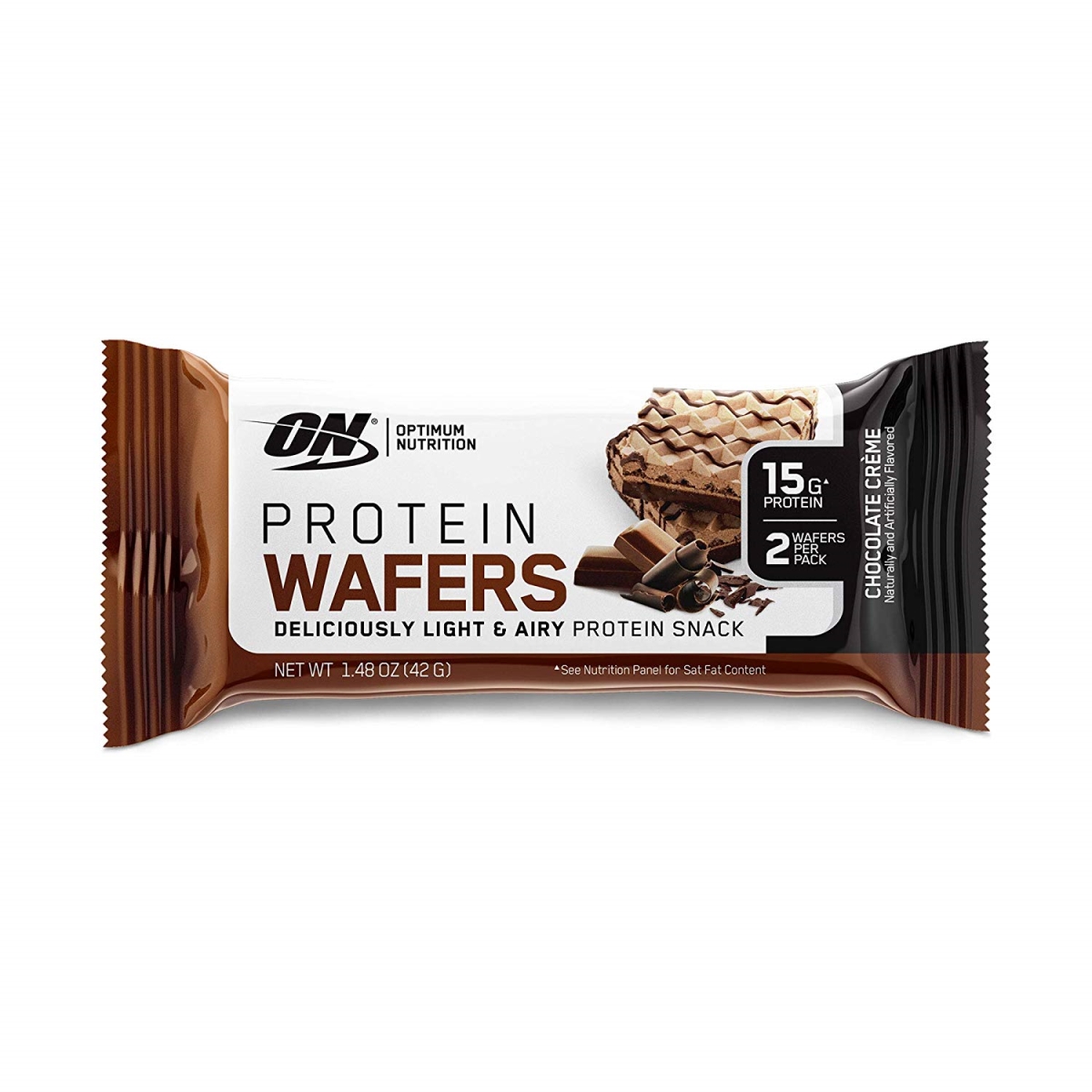 2730714 1.48 Oz Chocolate Creme Protein Wafers - 9 Per Box