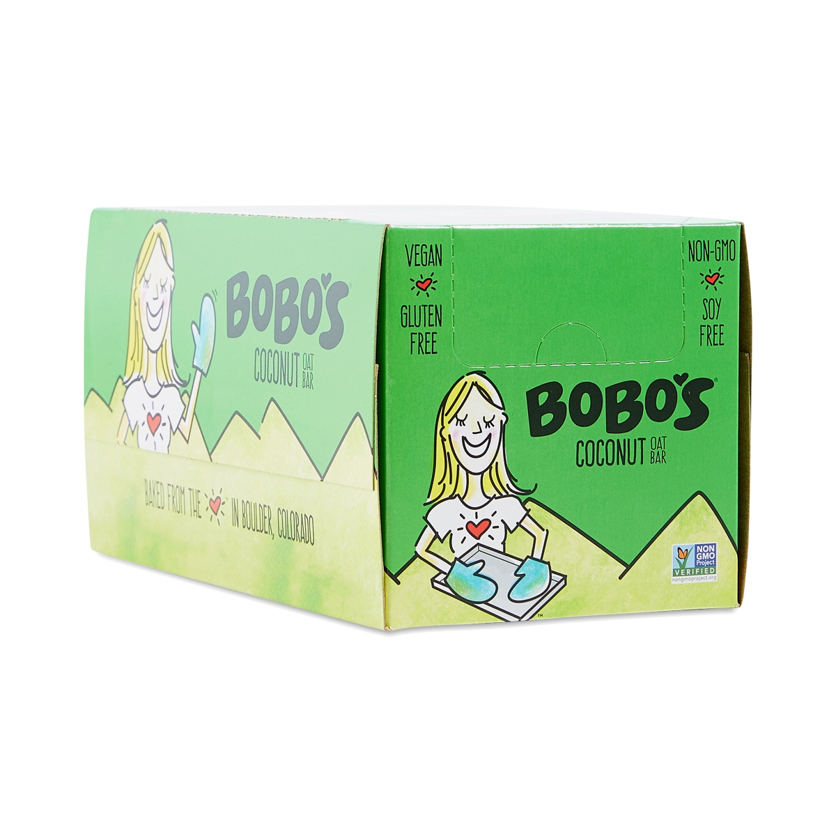1040002 Coconut Oat Bars - 12 Per Box