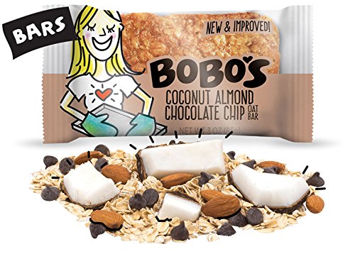 1040004 Coconut Almond Chocolate Chip Oat Bars - 12 Per Box