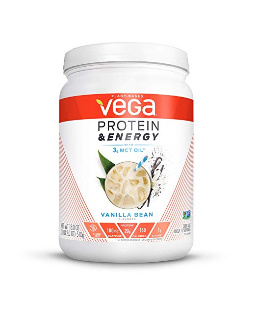 7570054 1 Lbs Protein & Energy Plant-based Drink Mix Vanilla Bean