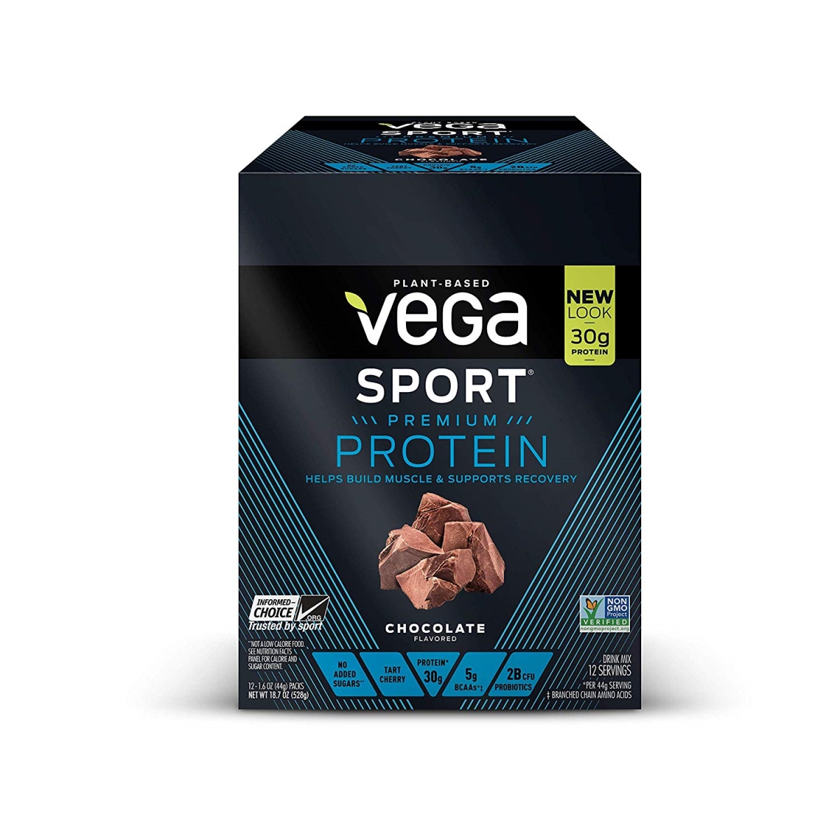 7570019 Sport Protein Powder Chocolate - 12 Per Box