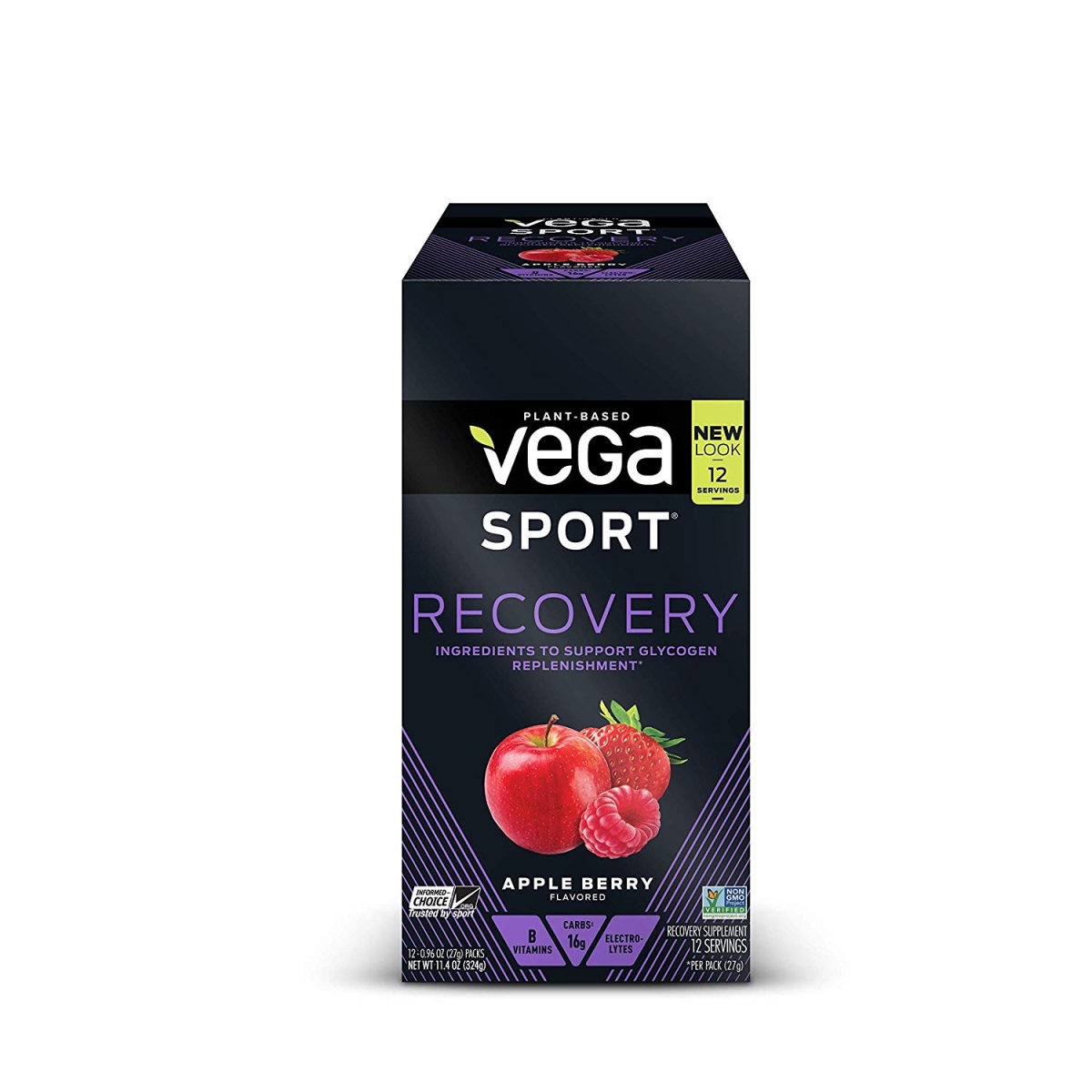 7570013 Sport Post-workout Recovery Accelerator Apple Berry - 12 Per Box