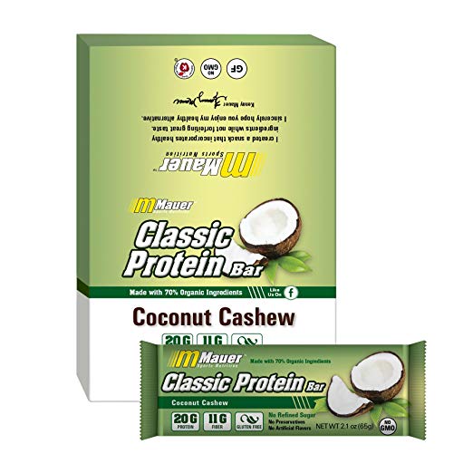 9910003 Coconut Cashew Classic Protein Bar - Pack Of 12