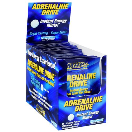 490900 Adrenaline Drive, Peppermint - 20 Count