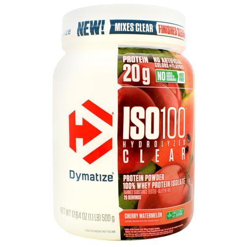 2060678 1.1 Lbs Iso 100 Hydrolyzed Clear Protein Powder, Cherry Watermelon