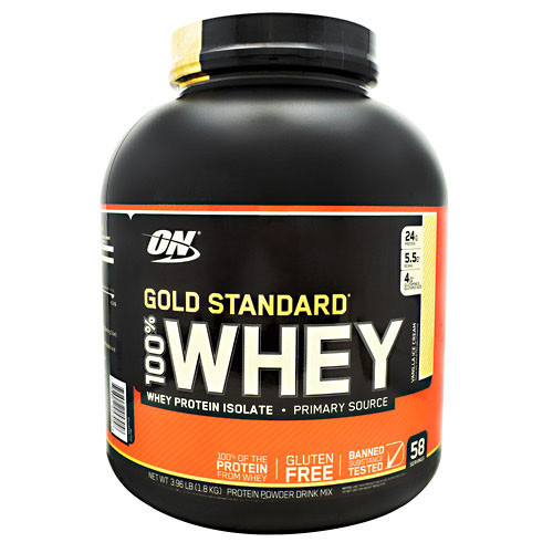 2730659 4 Lbs Gold Vanilla Ice Cream 100 Percent Whey Protein Powder