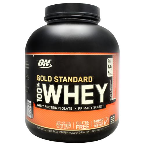 2730657 4 Lbs Gold Delicious Strawberry 100 Percent Whey Protein Powder