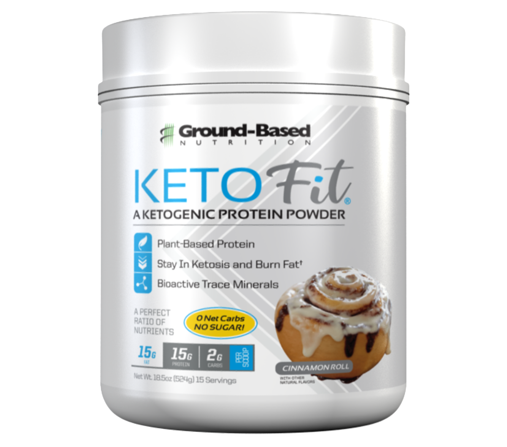 2160015 Cinnamon Roll Keto Fit Protein Powder - 15 Serving