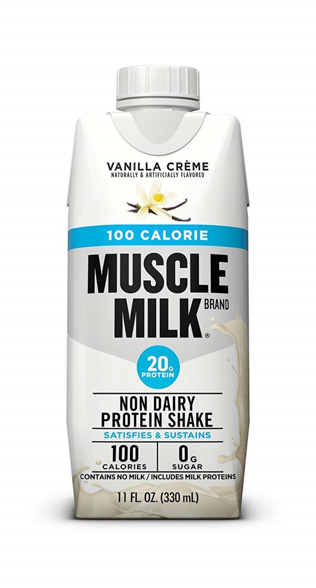 Cytosport 400600 11 Oz Muscle Milk With 100 Calorie Protein Shake, Vanilla Creme - 12 Count