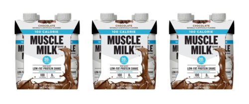 Cytosport 400599 11 Oz Muscle Milk With 100 Calorie Protein Shake, Chocolate - 12 Count