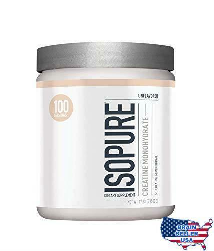 760220 500 G Isopure Creatine Powder, Unflavored - 100 Per Servings