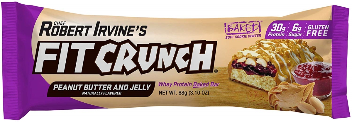 8030028 46 G Protein Bar, Peanut Butter & Jelly - 9 Per Box
