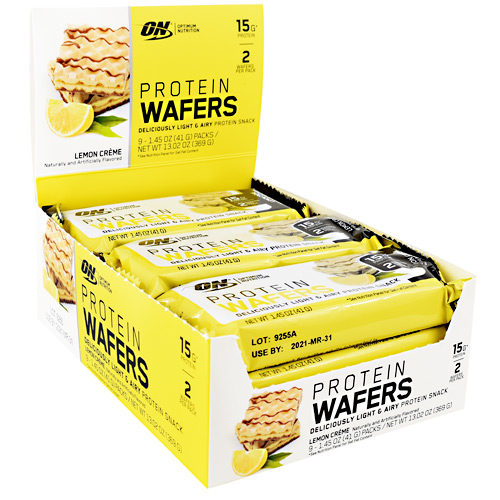 2730687 Protein Wafers, Lemon - 9 Per Box