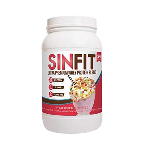 9480043 Sinfit Whey Protein Powder, Fruit Cereal - 2 Lbs