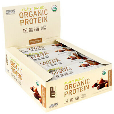 4820277 Organic Protein Bar, Chocolate Toffee - 12 Per Box