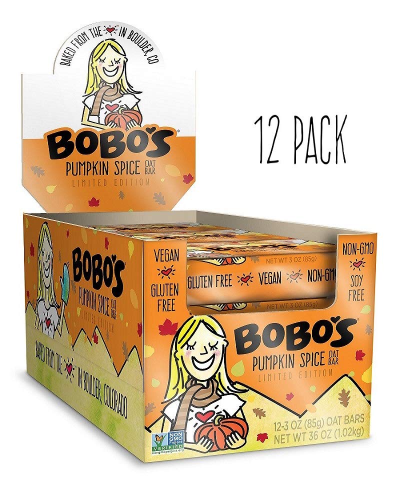 1040010 Oatmeal Bars, Pumpkin Spice - 12 Per Box