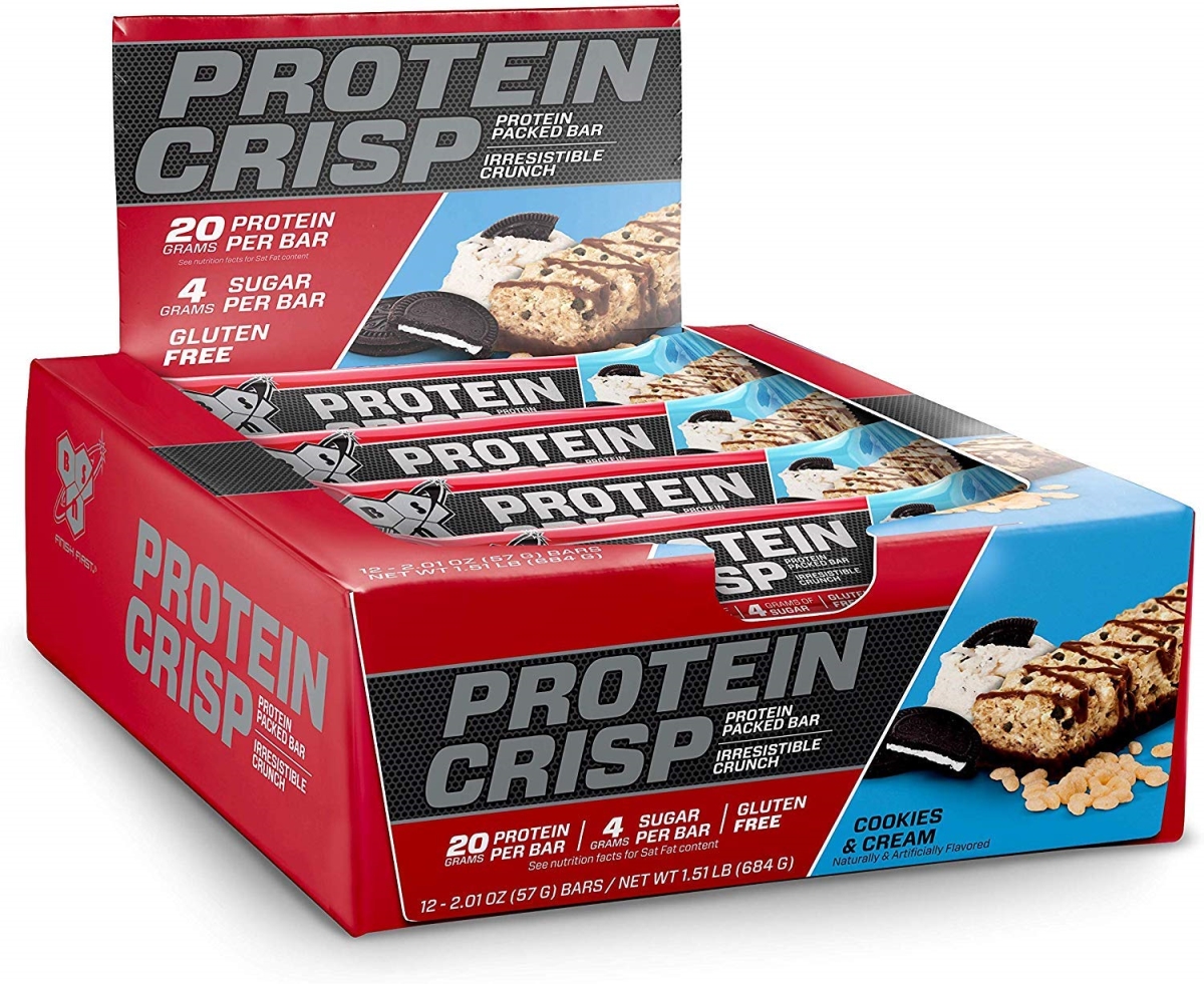 2760325 Syntha-6 Crisp Protein Bar, Cookies & Cream - 12 Per Case