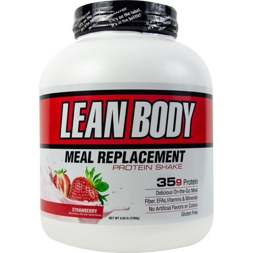 Image of 470273 4.63 lbs Lean Body Meal Replacement Powder, Strawberry