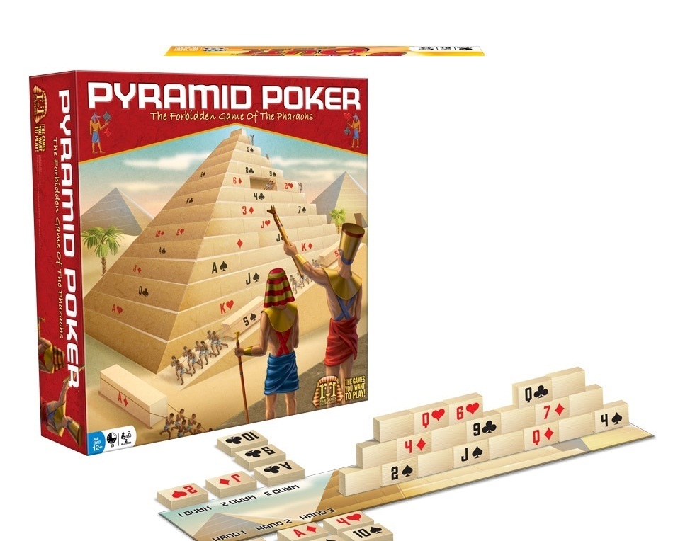 940 Pyramid Poker Board Game - Age 14 Plus