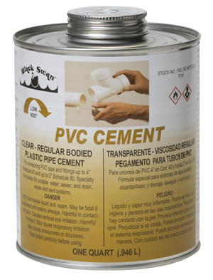 UPC 054647070056 product image for BSW7005 0.5 Point Regular Bodied PVC Cement, Clear | upcitemdb.com
