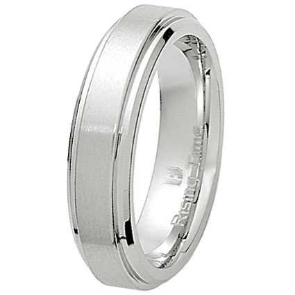 Co-3058s-sz-10 Cobalt Band Ring, Size - 10