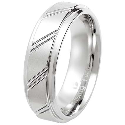 Co-3091m-sz-10 Cobalt Band Ring, Size - 10