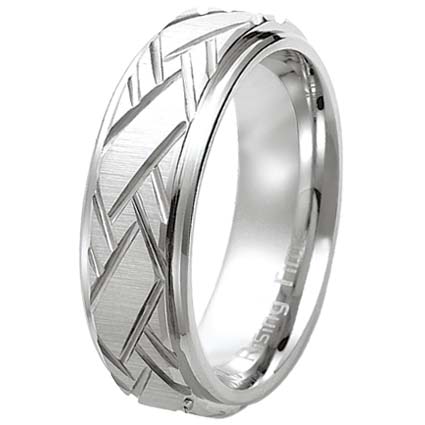 Co-3113m-sz-10 Cobalt Band Ring Size - 10