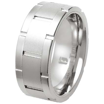 Co-3115l-sz-9 Cobalt Band Ring Size - 9