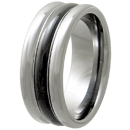 Ceramic Band Ring Size - 9