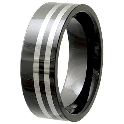 Tcr-3087-sz-9 Ceramic Band Ring Size - 9