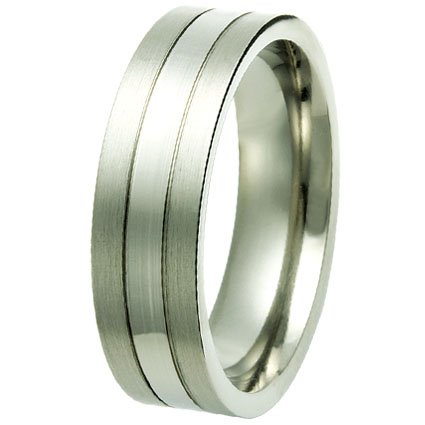 Tr-3029-sz-11 Titanium Band Ring Size - 11