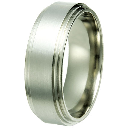 Tr-3031-sz-10 Titanium Band Ring Size - 10
