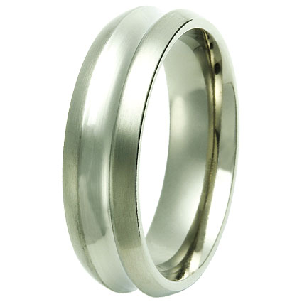 Tr-3045-sz-10 Titanium Band Ring Size - 10