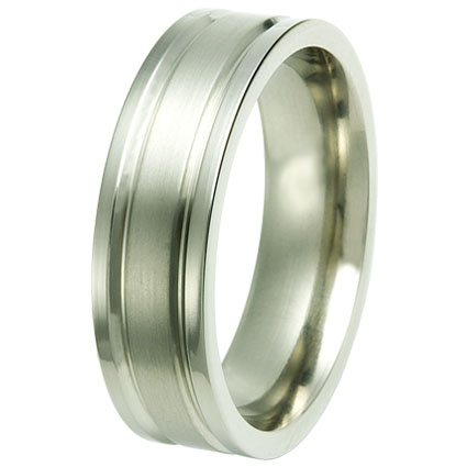Tr-3046-sz-10 Titanium Band Ring Size - 10