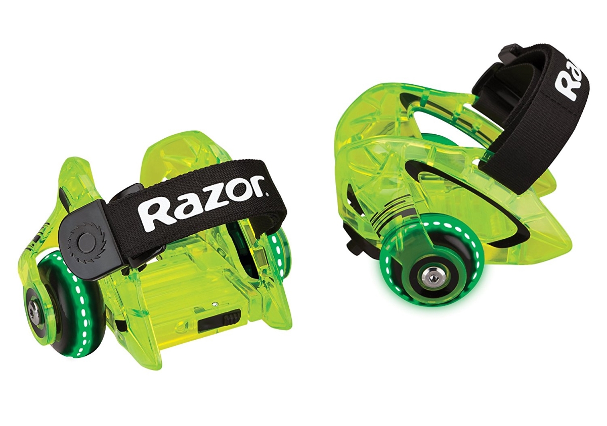 Razor 25056196 Jetts Dlx Heel Wheels, Neon Green