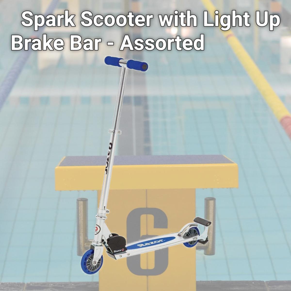 Picture of Razor 13010412 Spark Scooter with Light Up Brake Bar - Assorted