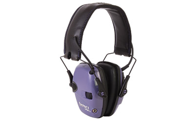 Hlr02522 Impact Sport Electronic Earmuff Folding, Purple