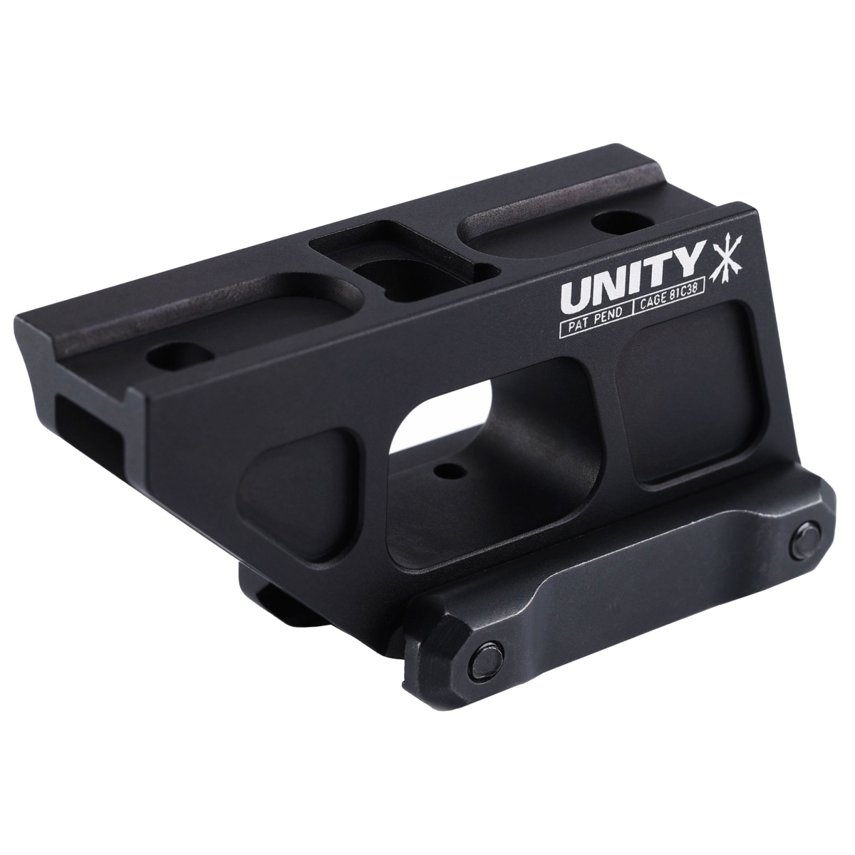 FST-COMB 2.26 in. FAST Micro Red Dot Mount for CompM4 & CompM4s Footprint - Anodized & Black