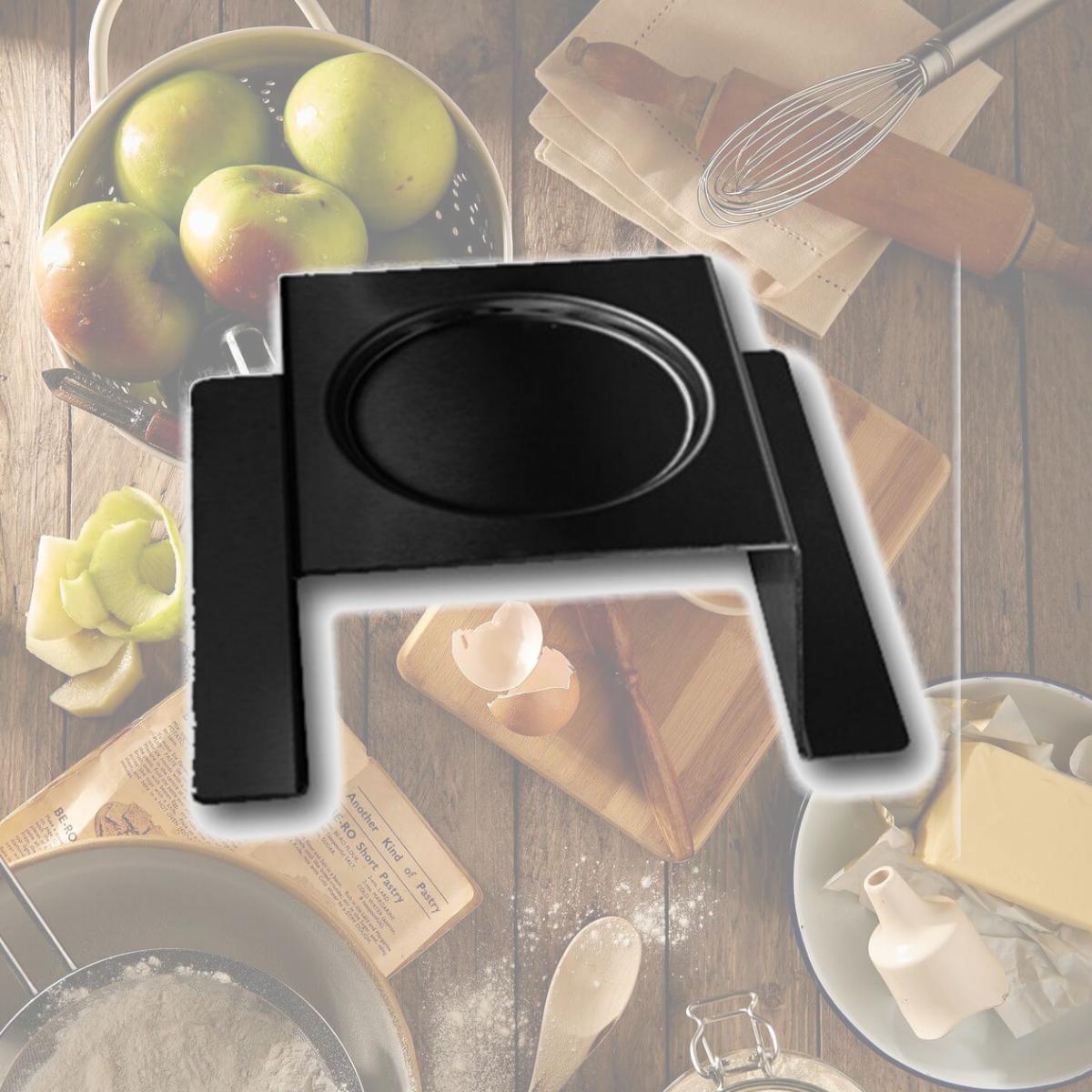 Picture of Rosseto Serving Solutions SM170 Steel Square Burner Stand- Black Matte Finish