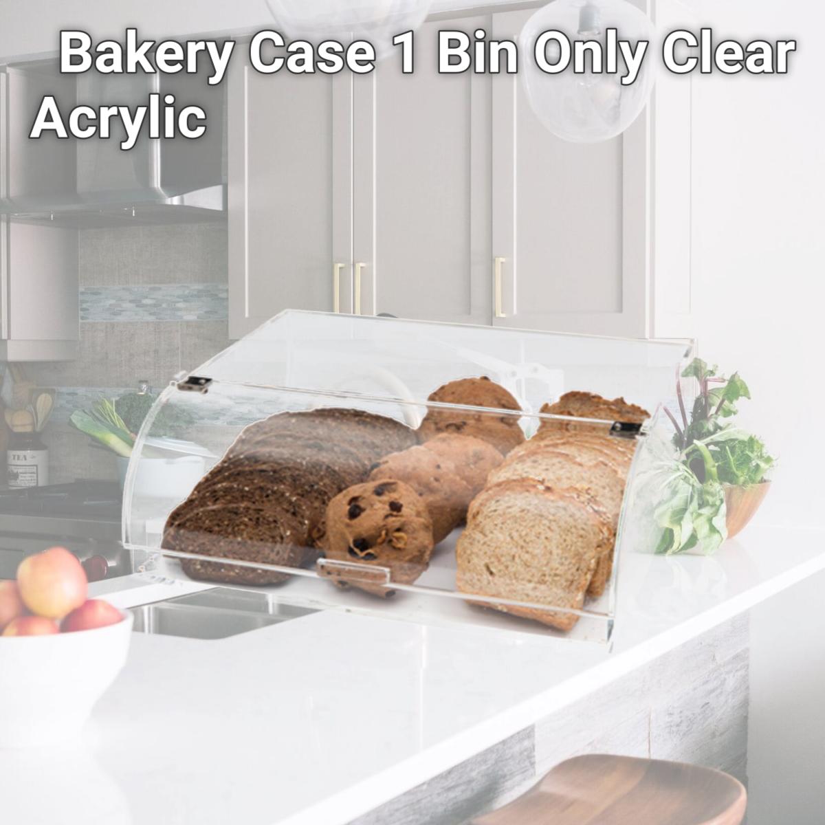 Picture of Rosseto Serving Solutions BAKST2248 Bakery Case 1 Bin Only Clear Acrylic