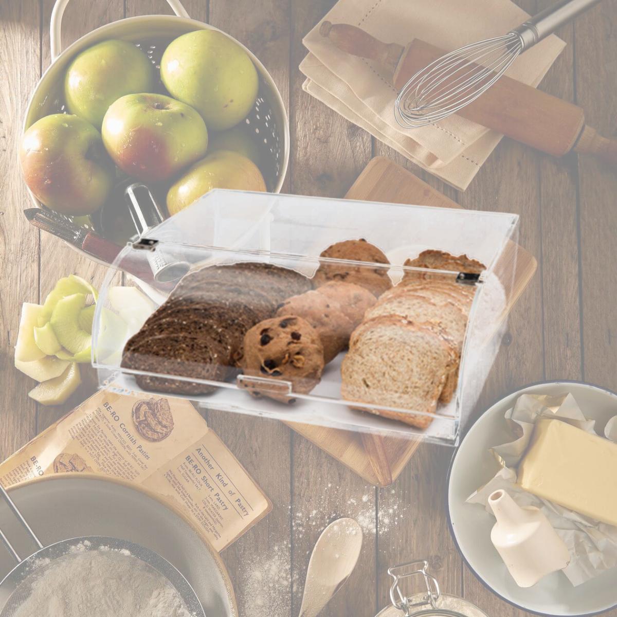 Picture of Rosseto Serving Solutions BAKST2248 Bakery Case 1 Bin Only Clear Acrylic