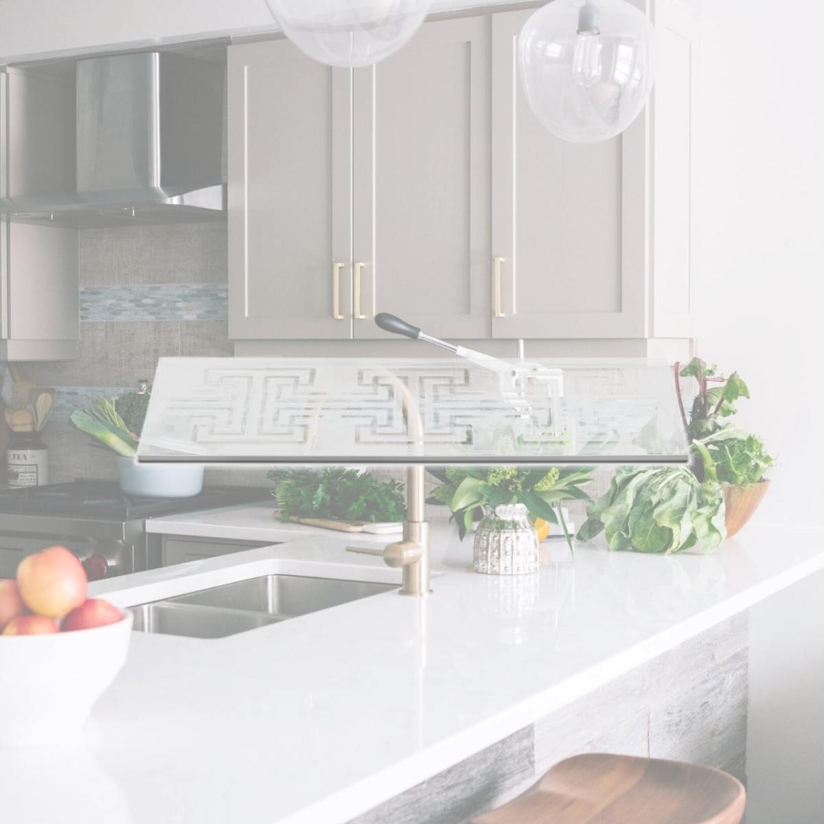 Picture of Rosseto SG038 Narrow Rectangular White Melamine Surface
