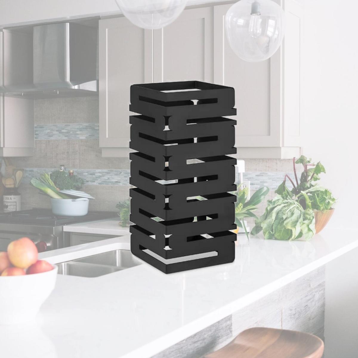 Picture of Rosseto SM241 Skycap 18 in. Black Matte Finish Square Multi-Level Riser