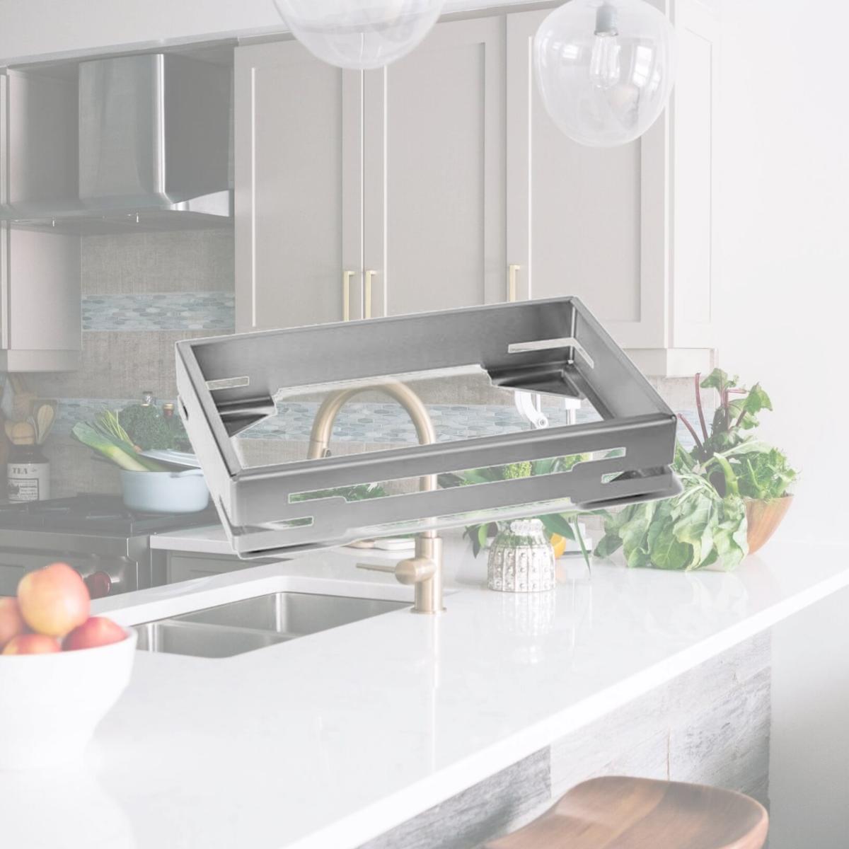 Picture of Rosseto SM230 Multi Chef 5 in. Stainless Steel Serving Station Base
