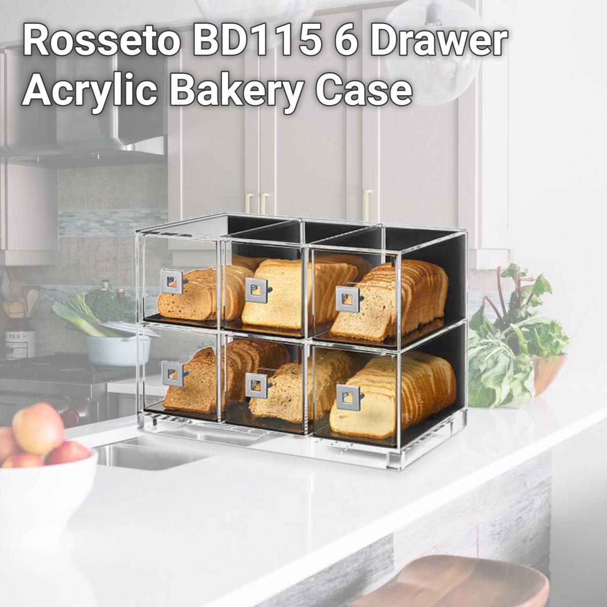 Picture of Rosseto BD115 6 Drawer Acrylic Bakery Case