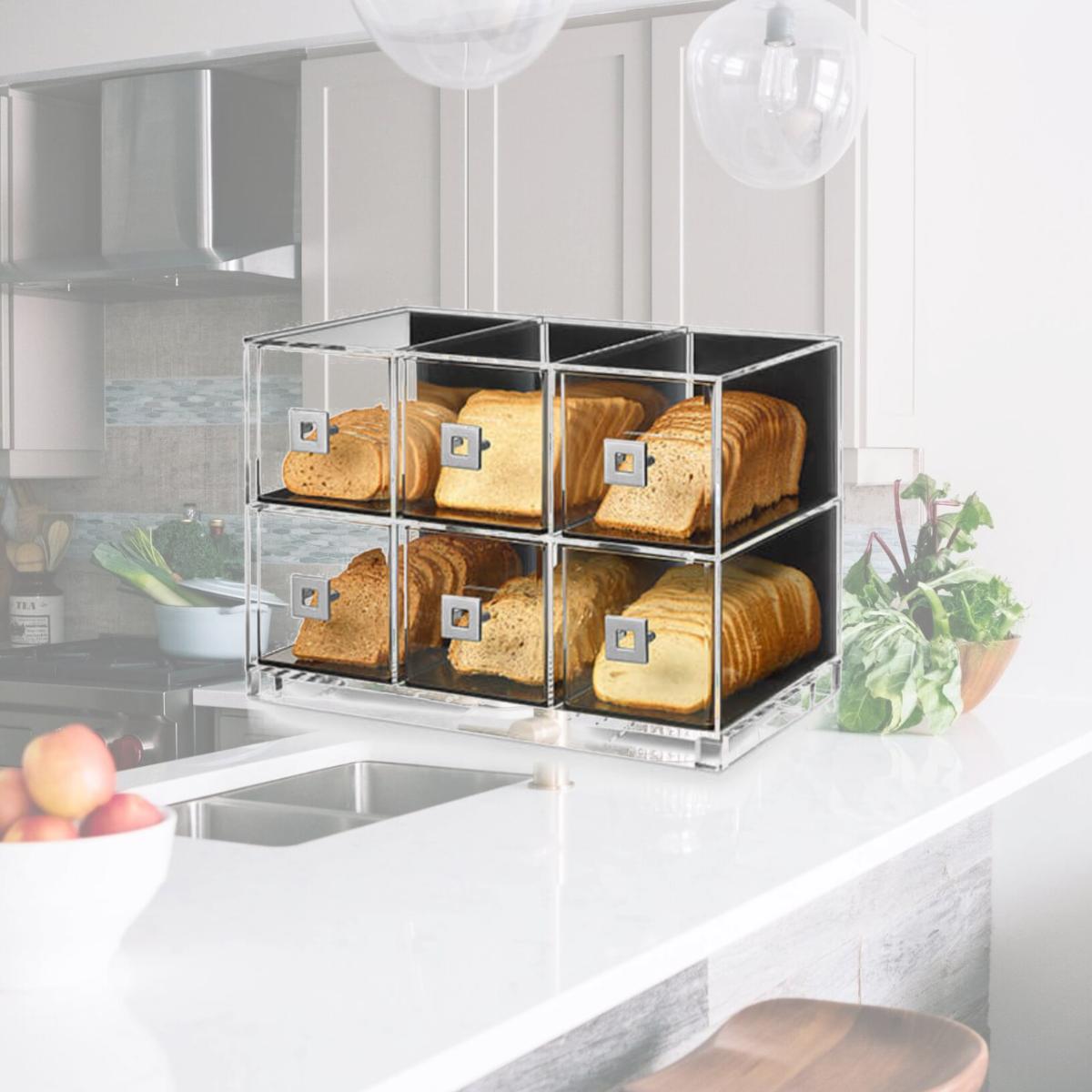 Picture of Rosseto BD115 6 Drawer Acrylic Bakery Case