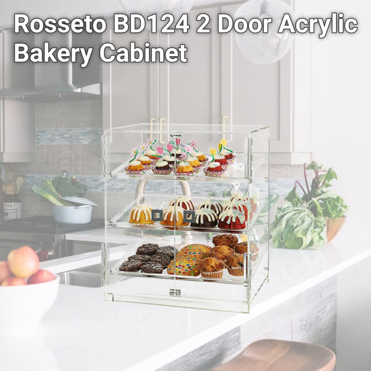 Picture of Rosseto BD124 2 Door Acrylic Bakery Cabinet